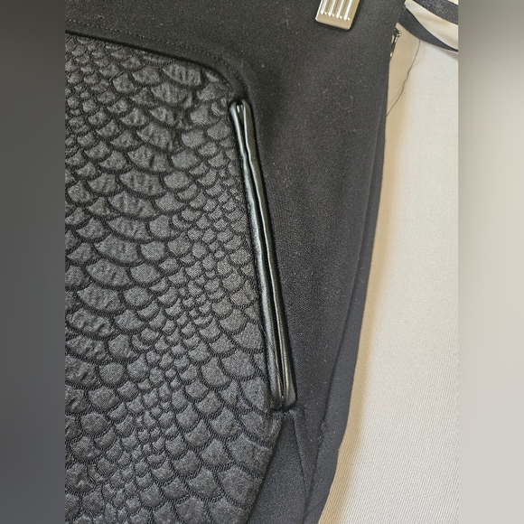 Ted Baker London -Jeggins Women's Black Sz 2 Snake Effect Paneled  NWT - Picture 7 of 12